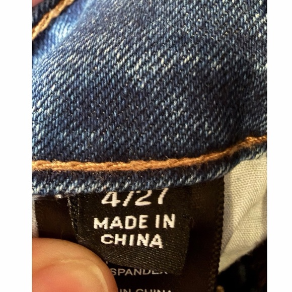 Frye Medium Wash Stretch Straight Leg Jeans | Sz 27 (US 4) Capsule Wardrobe - Picture 5 of 9